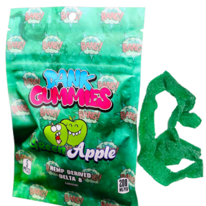 delta 8 dank gummies – green apple gummy belts 1000mg