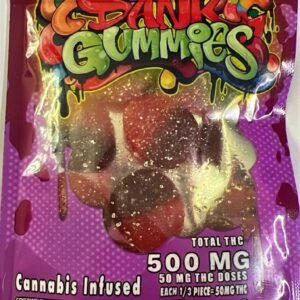 dank gummies mixed berry 500mg thc