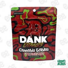 dank extracts gummies strawnana